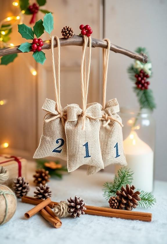 personalized holiday countdown crafts