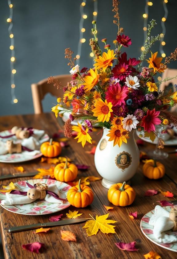 playful dining arrangements