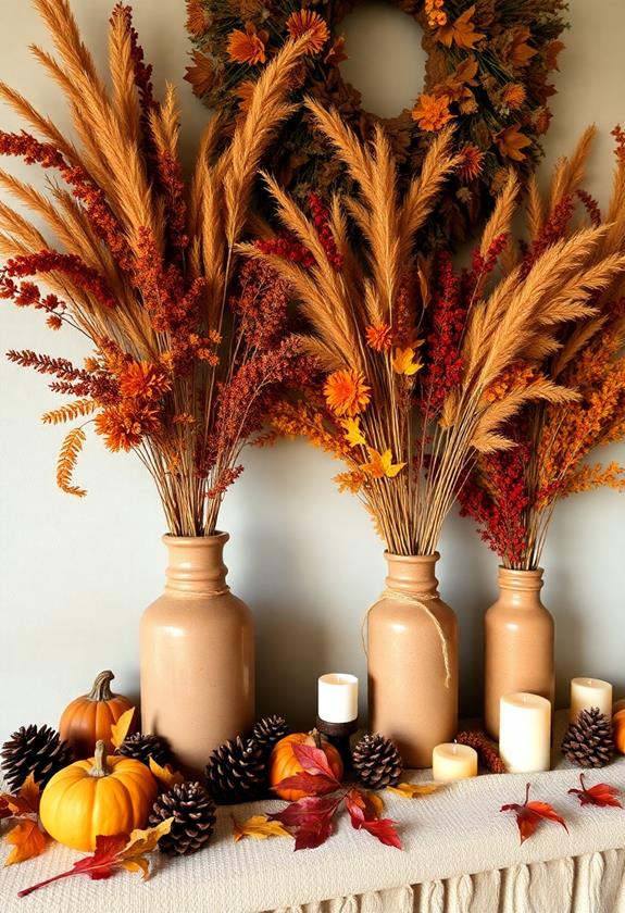 preserved flower bouquets display