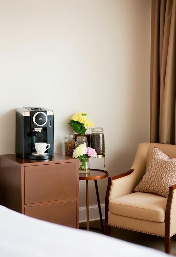 provide coffee service area