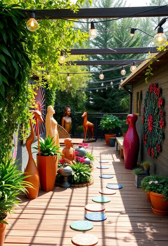 public sculpture installations outdoors