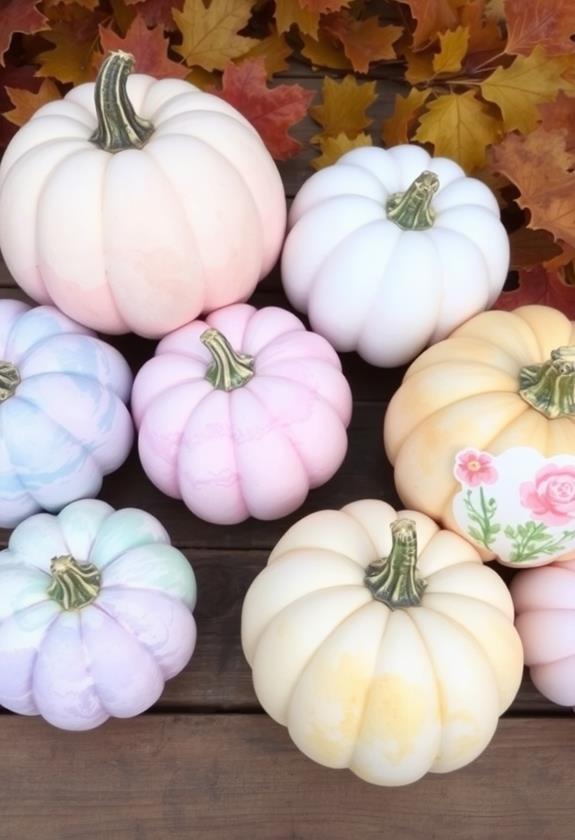 pumpkin themed watercolor art