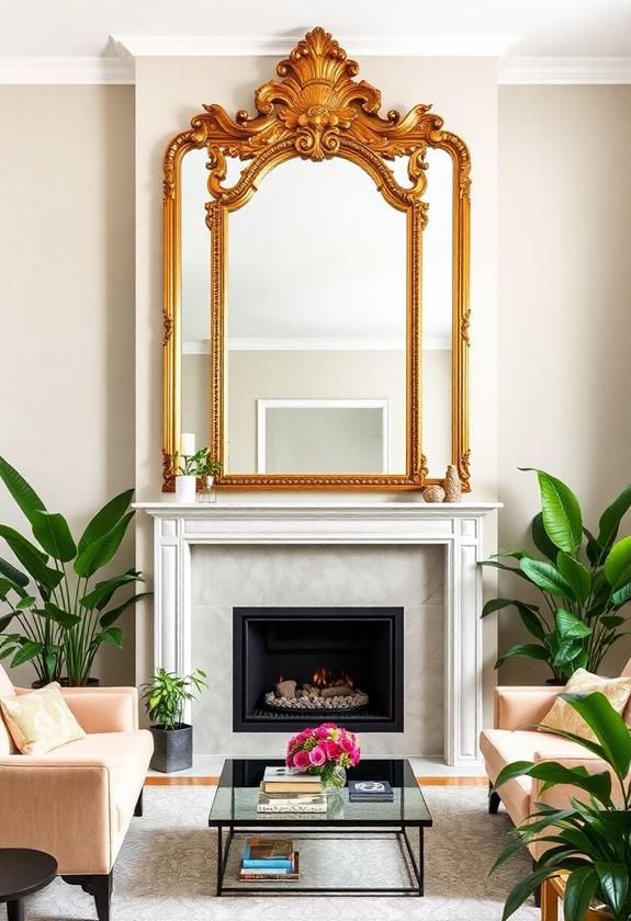 reflective wall decor