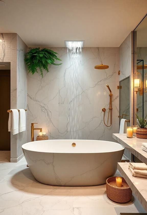 relaxing wellness environment