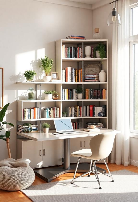 revolving literary storage solution