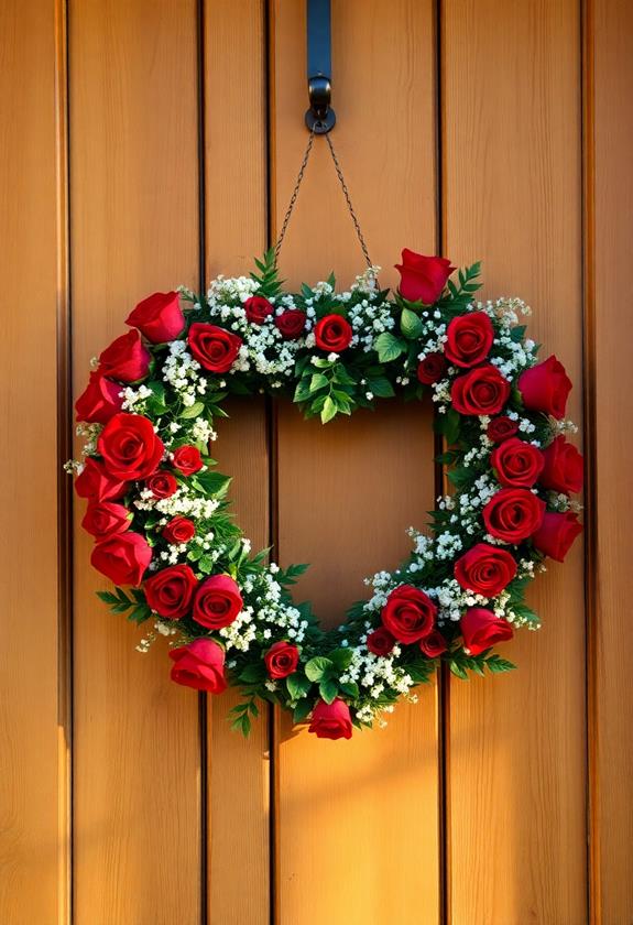 romantic decorative floral arrangements