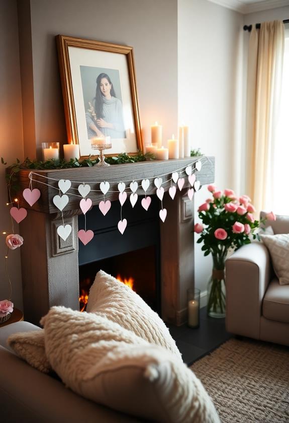 romantic floral decorations