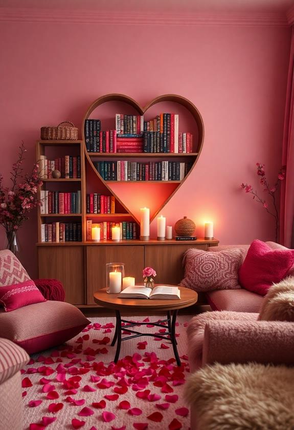 romantic literature displayed elegantly