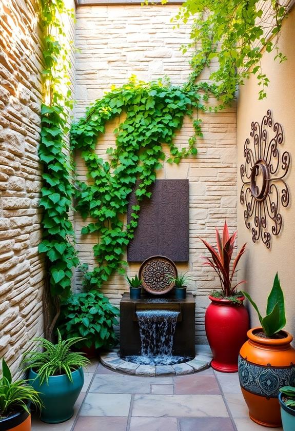 rough surface architectural features