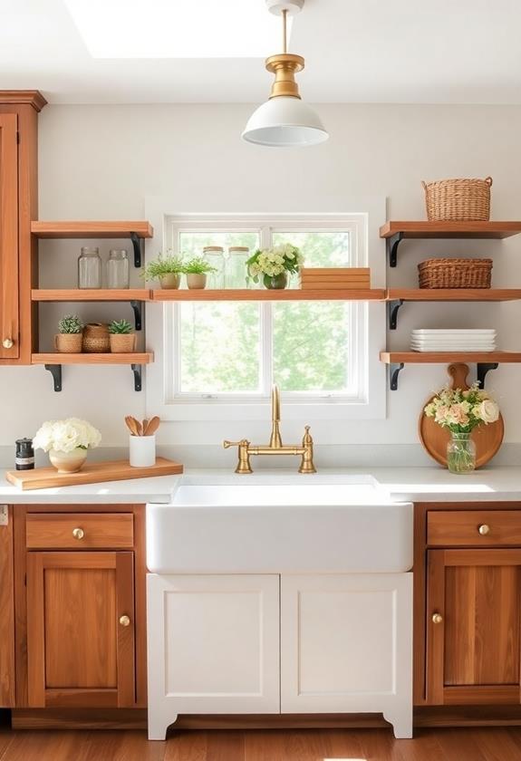 rustic farmhouse culinary hub