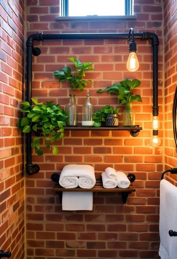 rustic metal storage solution