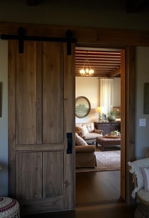 rustic sliding door design