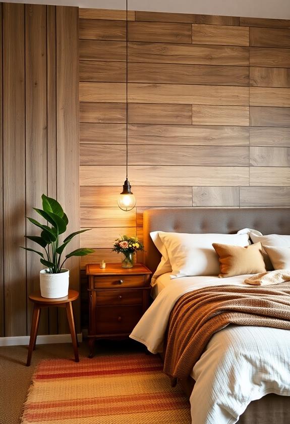 rustic wooden panel design