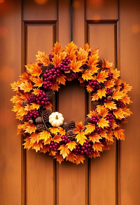 seasonal decorative foliage arrangements