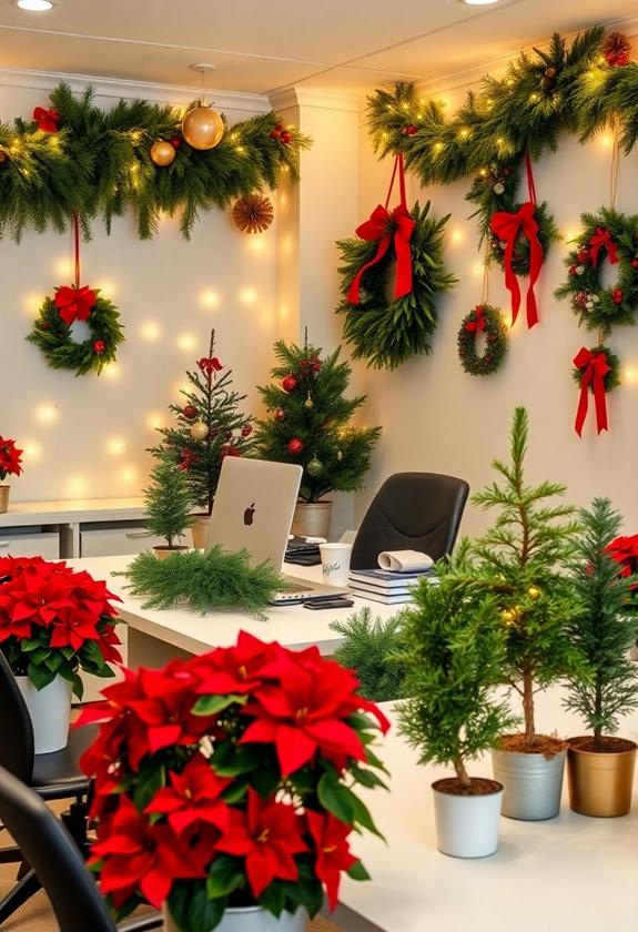 seasonal floral home accents