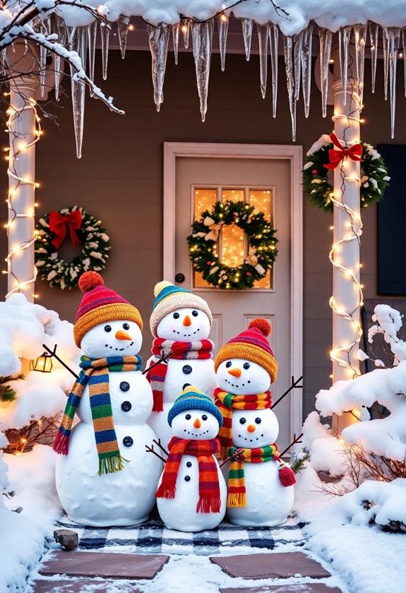seasonal outdoor decoration showcase