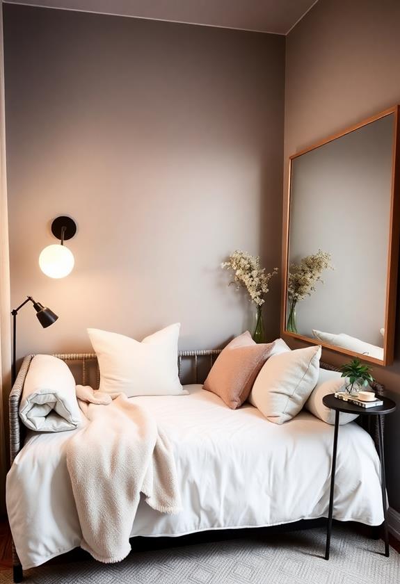 selecting a daybed option