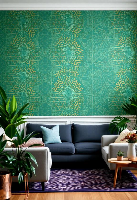 self adhesive wall decor