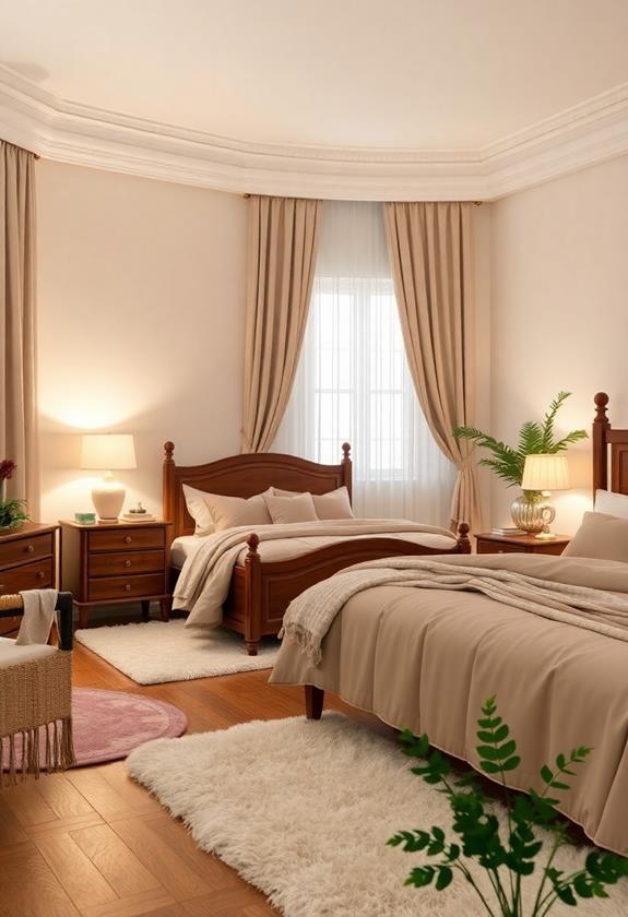 serene sleep sanctuary setup