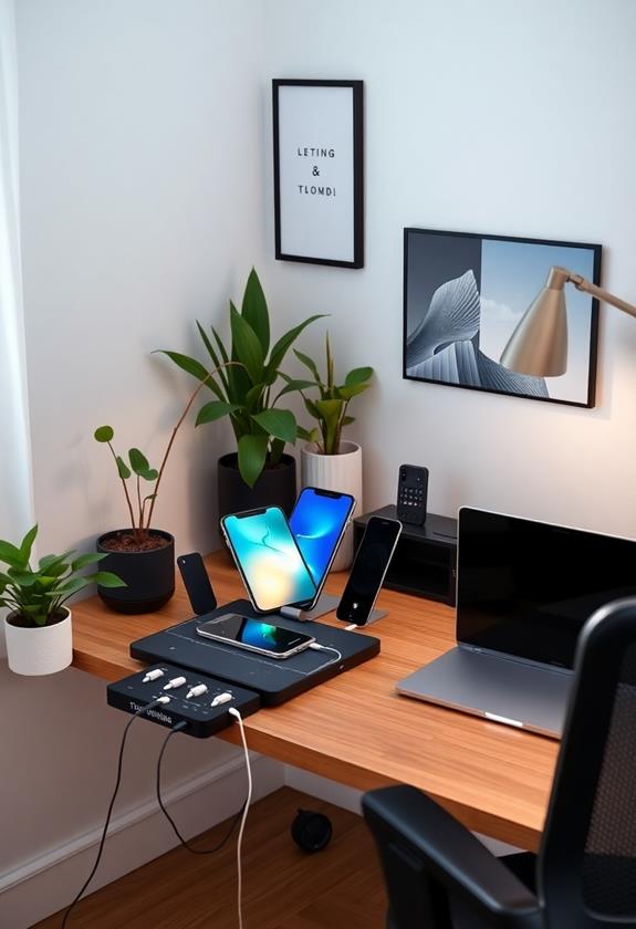 set up charging station