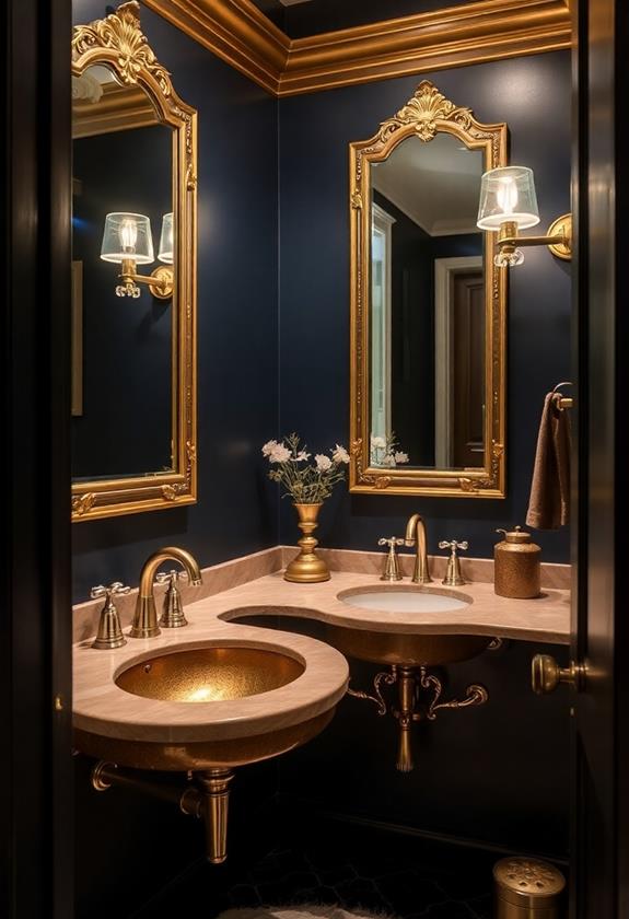 shiny decorative elements