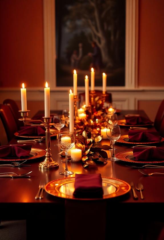 shiny metallic design accents