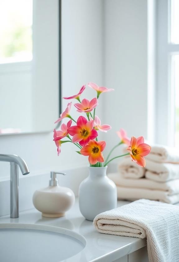 showcase vibrant floral arrangements