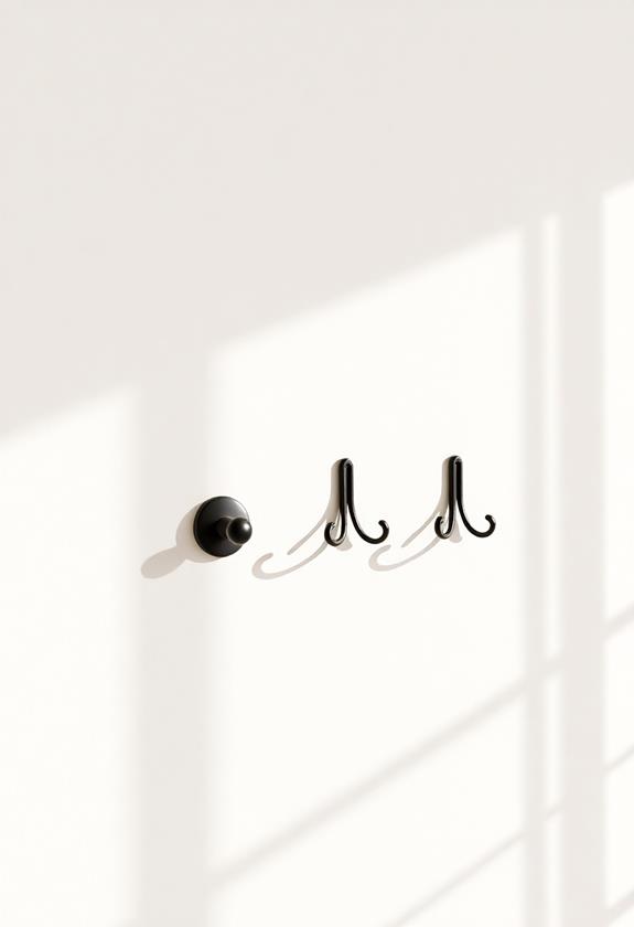 sleek functional wall hangers