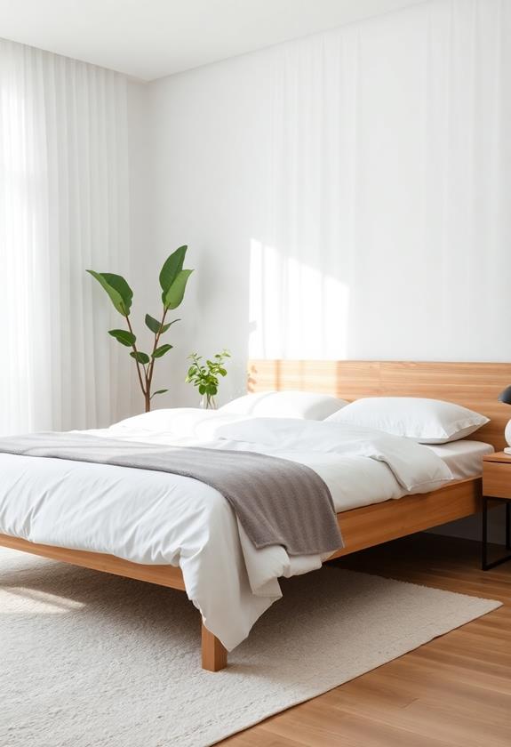 sleek simple bed designs