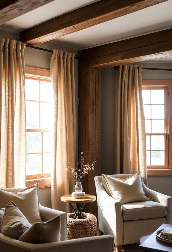 soft breathable linen drapes