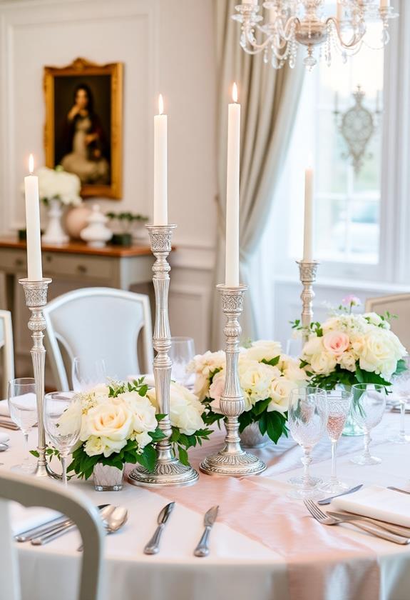 sophisticated candle arrangements showcase