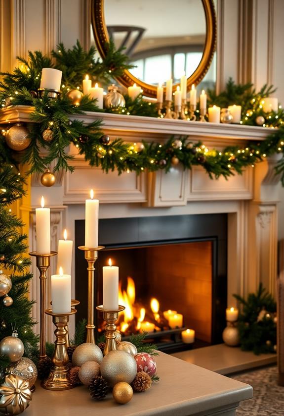 sophisticated candle displays