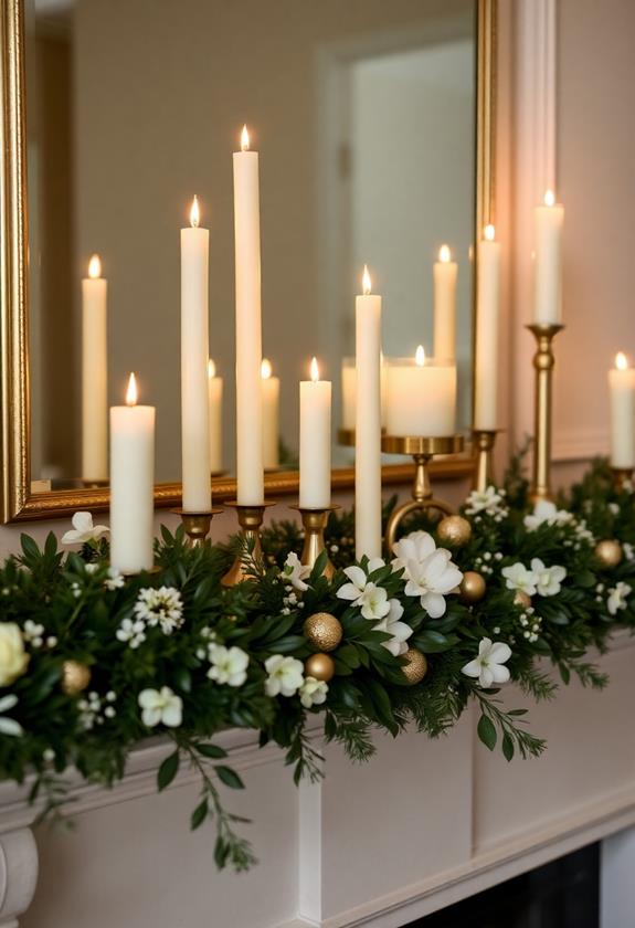 sophisticated candle displays