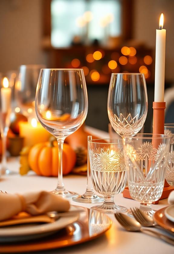 sophisticated crystal drinkware collection