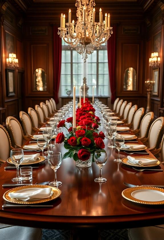 sophisticated dining arrangement ideas