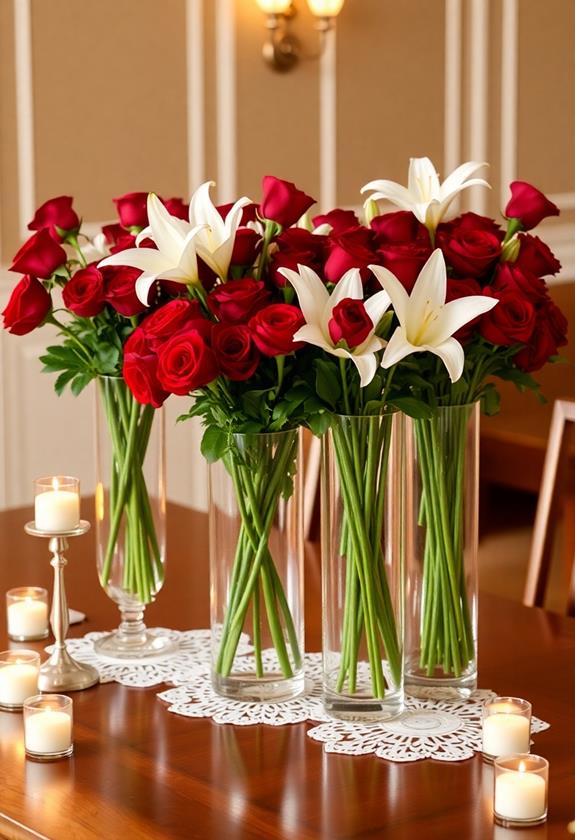 sophisticated floral centerpieces design