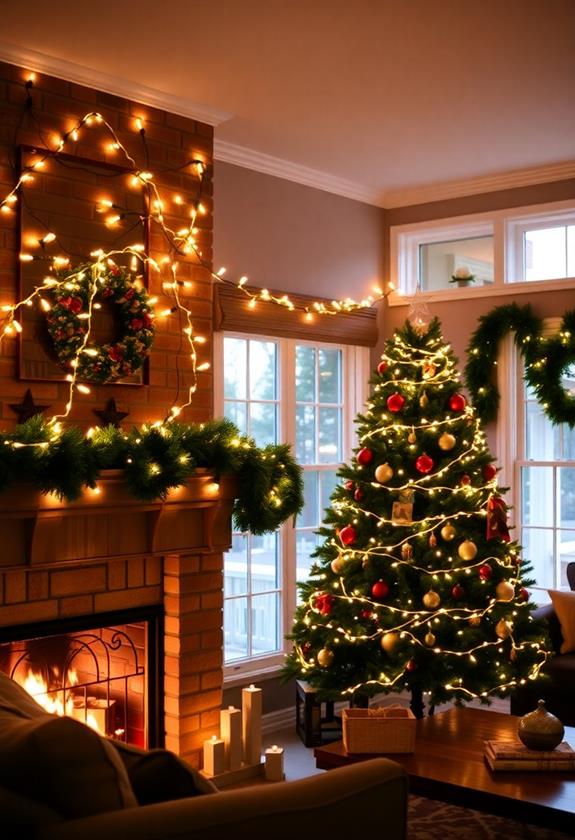 sparkling decorative fairy lights