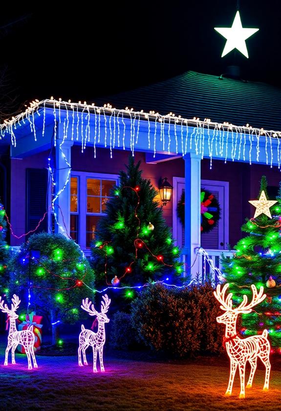 sparkling garden light show