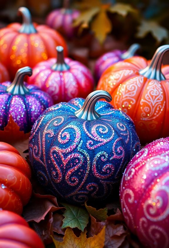 sparkly halloween decor ideas