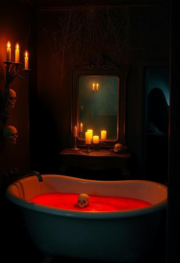 spooky bathroom decor ideas