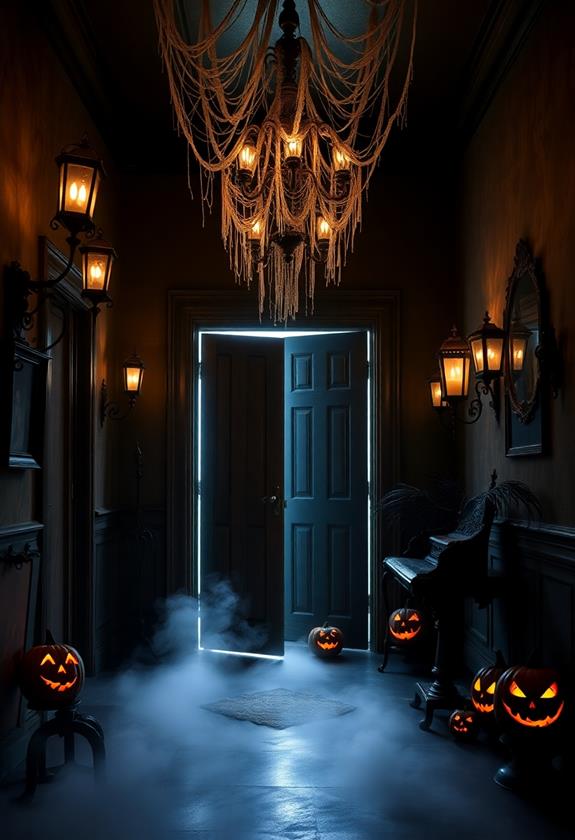 spooky entrance home decor