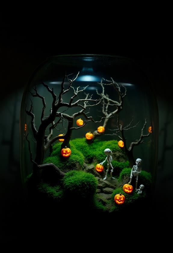 spooky plant container creations