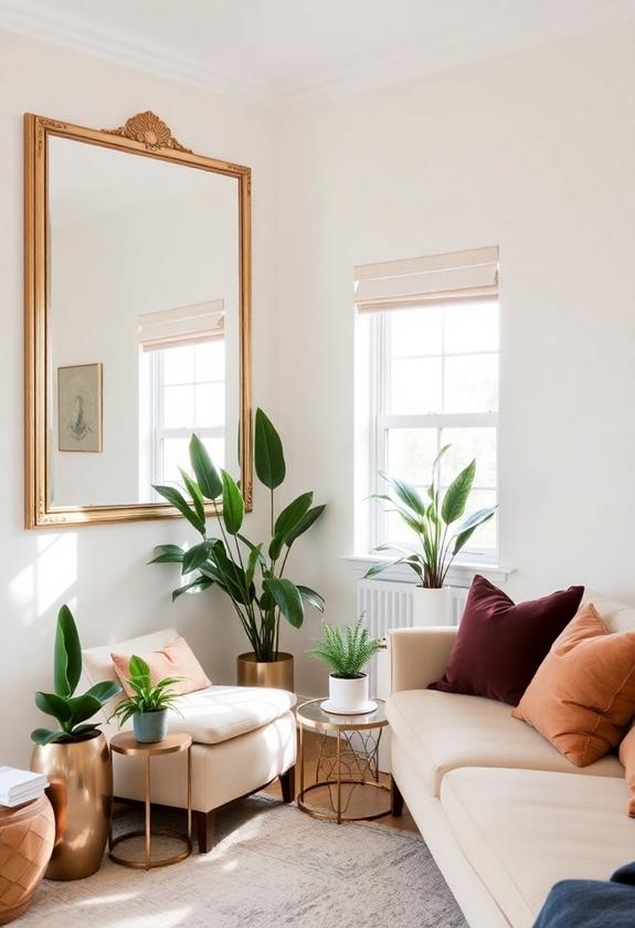 strategic use of mirrors