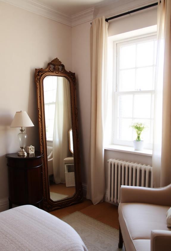 strategically hang mirrors