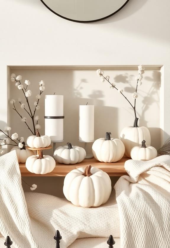 stylish black and white decor