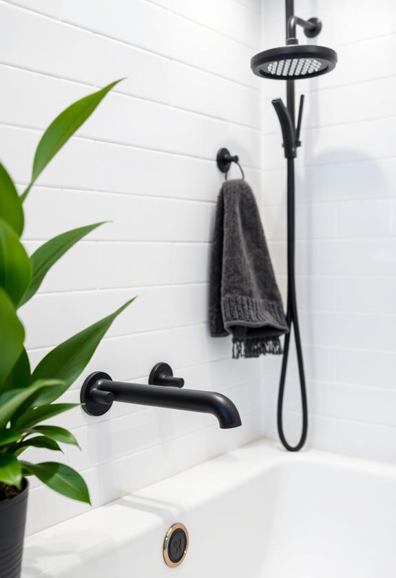 stylish black hardware accessories