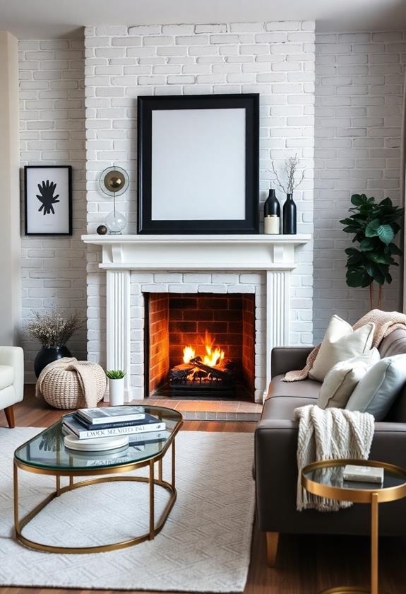 stylish colorful brick design