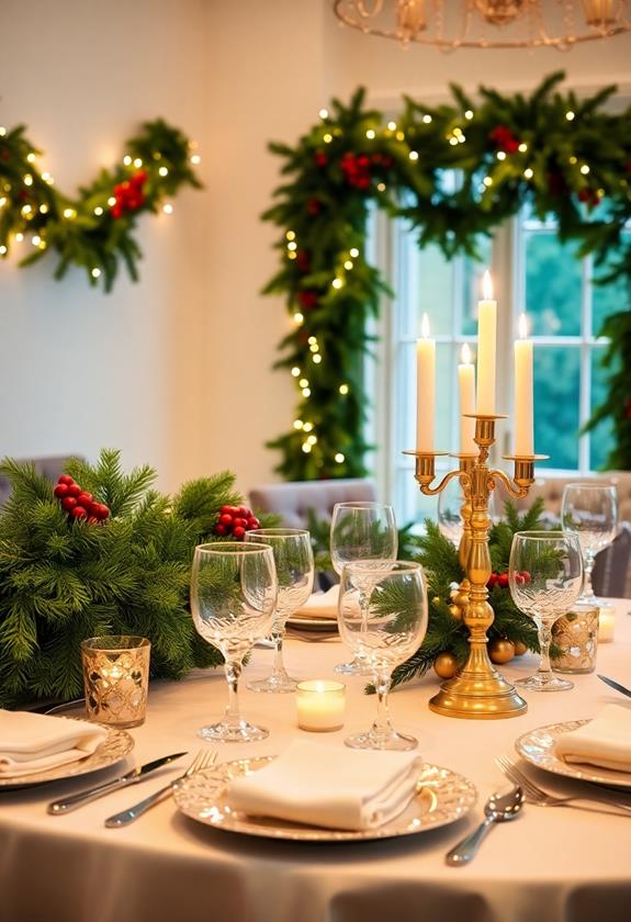 stylish dining table arrangements