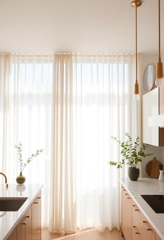 stylish drapes and blinds