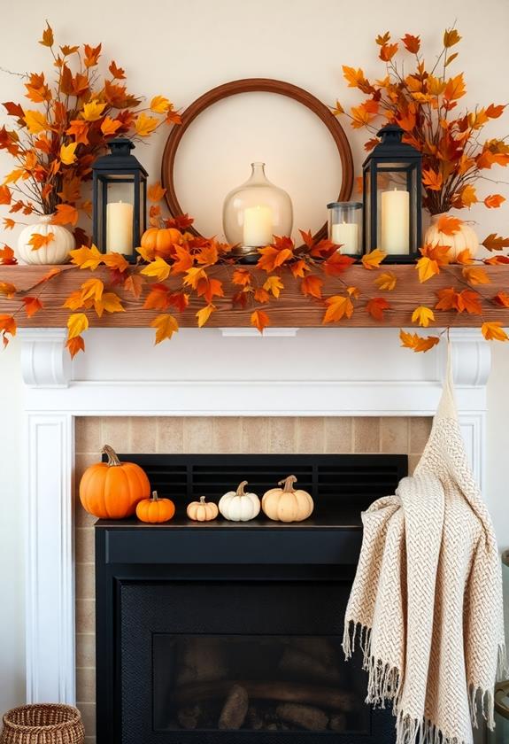 stylish fireplace mantel decor